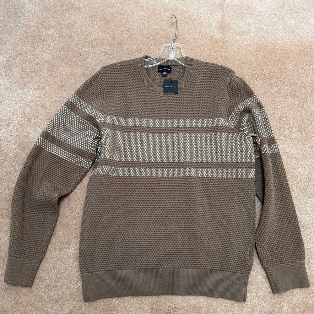 Club Monaco Brown Crewneck Sweater